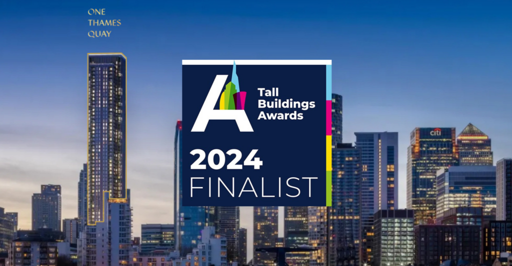 Recognition: Walsh shortlisted in the Tall Buildings Awards 2024 for our work on One Thames Quay